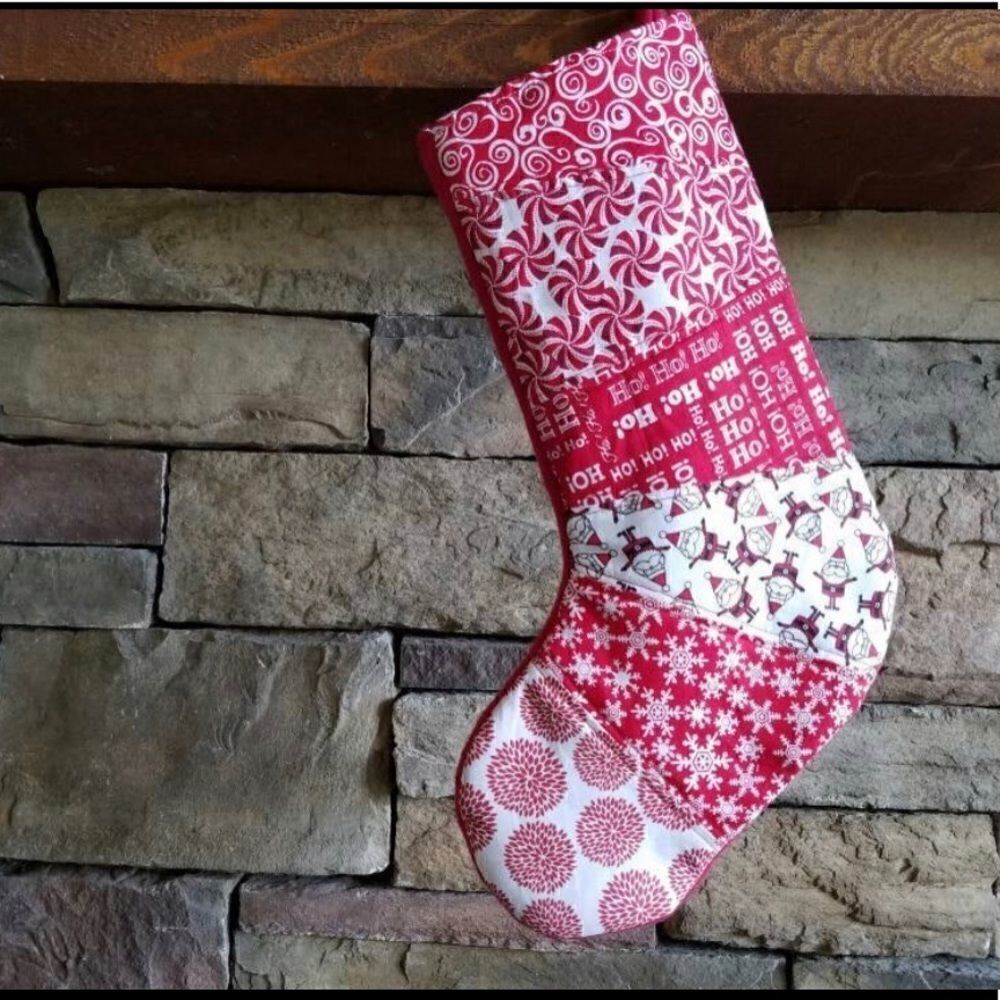 Patchwork Stocking - Handmade  